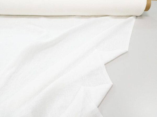 Stoff EU Linen Virgin White – Bild 2