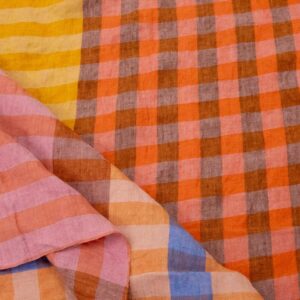 Stoff EU Leinen Saltwater Taffy Karomix