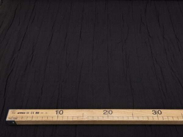 Stoff  Jacquard Cotton schwarz – Bild 3