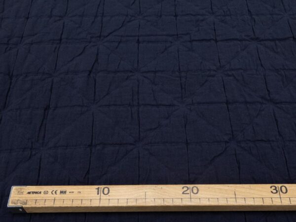 Stoff  Jacquard Cotton nachtblau – Bild 4