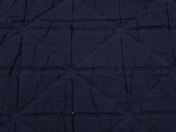 Stoff  Jacquard Cotton nachtblau