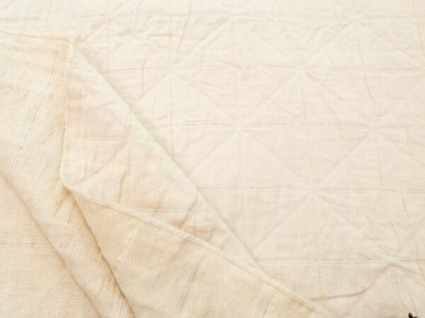 Stoff Jacquard Cotton Pearled Ivory