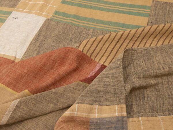 Stoff Patchwork Brown Indian Cotton – Bild 2