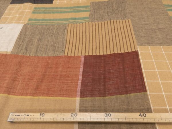 Stoff Patchwork Brown Indian Cotton – Bild 4