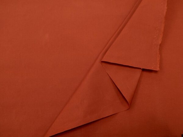 Stoff dry organic Oilskin - rust