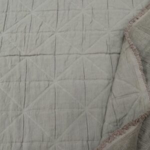 Stoff  Jacquard Cotton graublau