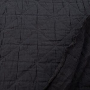 Stoff Jacquard Cotton Gray Pinstripe