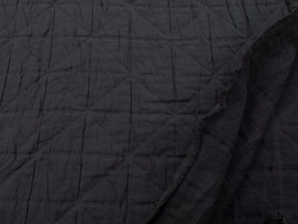 Stoff Jacquard Cotton Gray Pinstripe