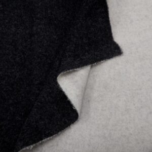 Stoff Wolle Double Face grau/weiss (nicht dunkelgrau)