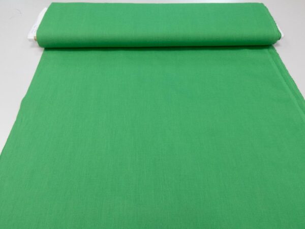 Stoff Washed Linen fern green – Bild 2