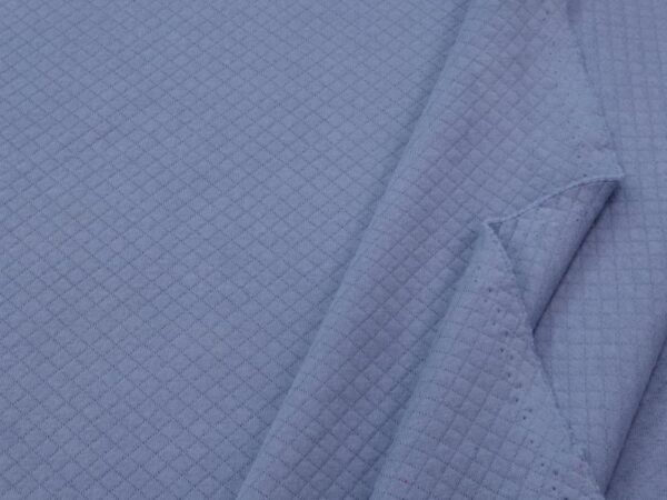 Stoffe Stepped Cotton Double hellblaugrau – Bild 2