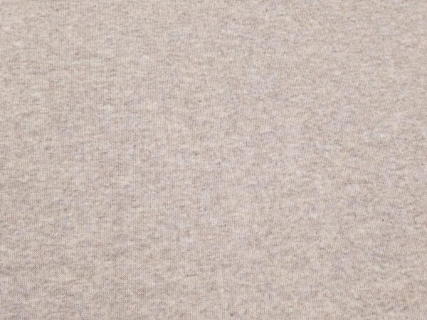 Stoff Sweat melange beige Yarn Dyed 280