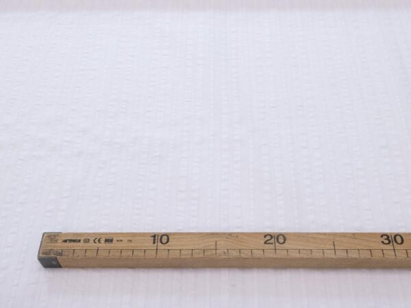 Stoff Seersucker Stripe Fantasie weiss – Bild 4