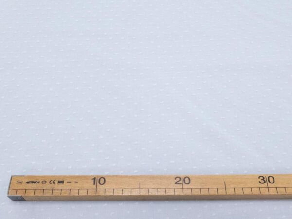 Stoffe Dobby Cotton - Plumetis Himmelblau – Bild 4