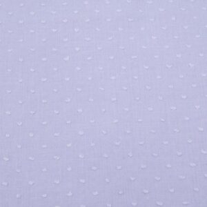 Stoffe Dobby Cotton - Plumetis Lavendel