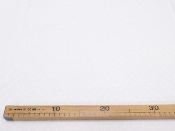 Stoffe Dobby Cotton - Plumetis  weiss – Bild 4