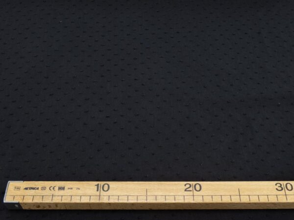 Stoffe Dobby Cotton - Plumetis  schwarz – Bild 4