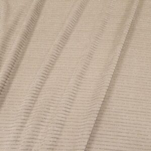 Stoff Nickycord Lurex beige-silber