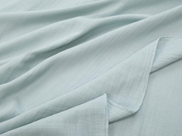 Stoff Double Gauze 280cm seegrün – Bild 2