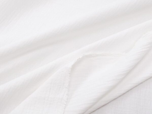 Stoff Double Gauze 280cm gebrochenes weiss – Bild 3