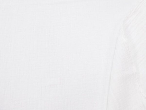 Stoff Double Gauze 280cm gebrochenes weiss