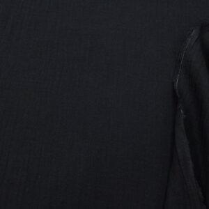 Stoff Double Gauze 280cm schwarz