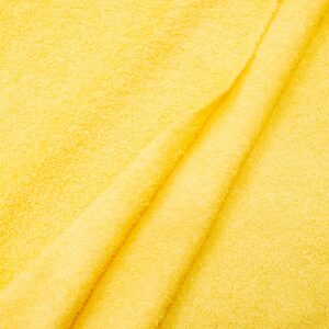 Stoff Frottee uni Banana Cream