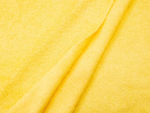 Stoff Frottee uni Banana Cream