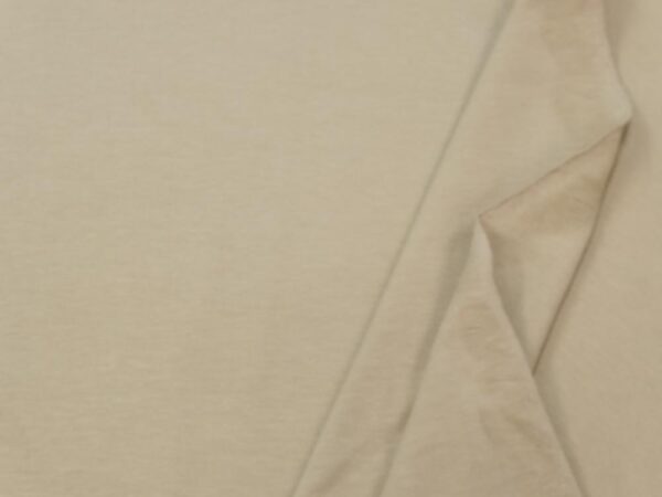 Stoff Jersey uni Khaki hell – Bild 2