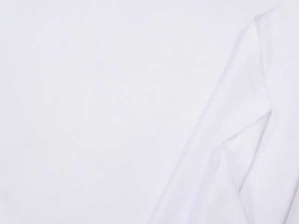 Stoff Jersey uni weiss – Bild 2