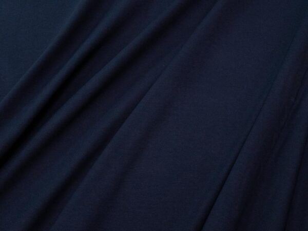 Stoff Jersey uni nachtblau