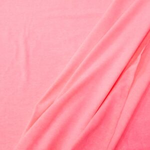 Stoff Jersey neon rosa