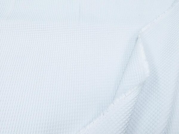 Stoff Waffelpiqué Baumwolle hellblau