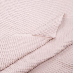 Stoff Waffelpiqué Baumwolle altrosa