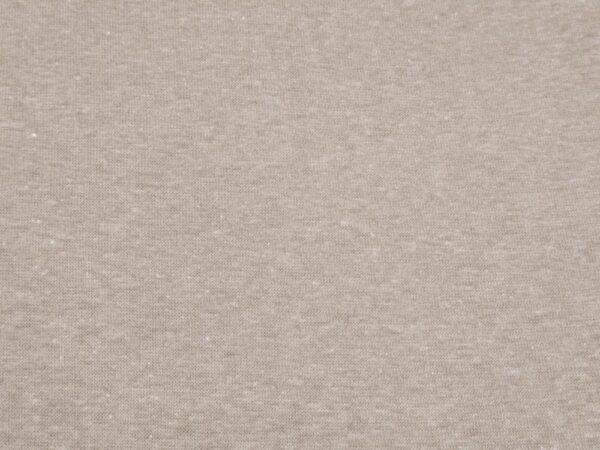 Stoff Bündchen glatt melange beige