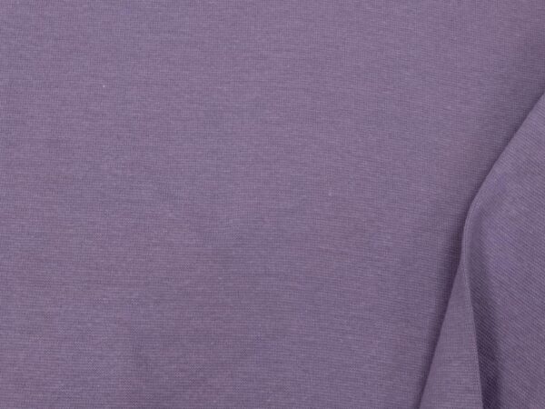 Stoff Bündchen glatt Purple Ash