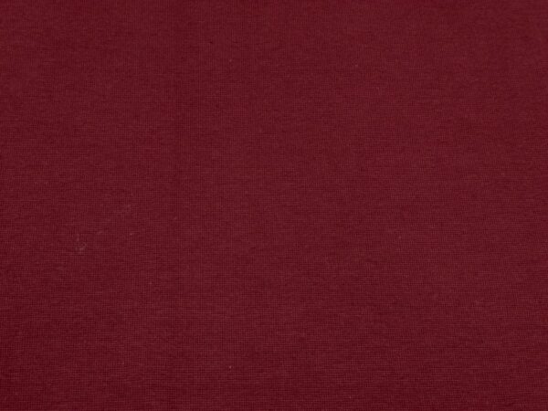 Stoff Bündchen glatt plain Fashion bordeaux