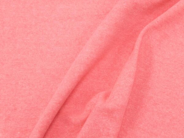 Stoff Bündchen glatt neon rosa – Bild 2