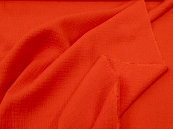 Stoffe Double Gauze Musseline rot – Bild 2