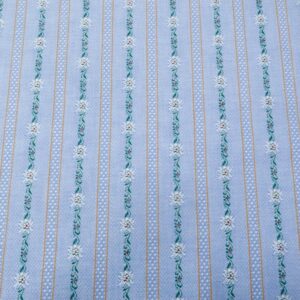 Stoff Edelweiss blau