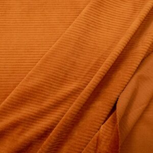Stoff Cordjersey pureed Pumkin