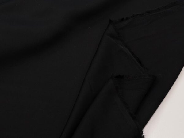 Stoff Viskose-Rayon Shiny  schwarz
