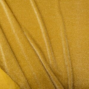 Stoff Glamour Glitzer PE gold dunkel