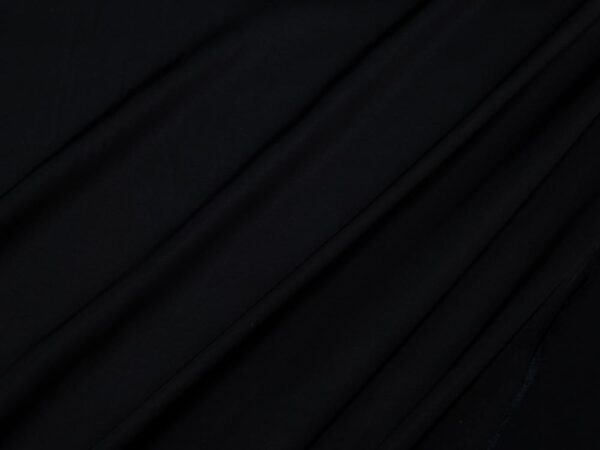 Stoff Viskose-Rayon shiny schwarz