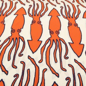 Stoff Viskose Riesenkalamar