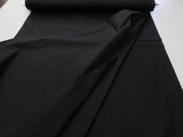 Stoff Perkal Baumwolle 280 schwarz – Bild 2