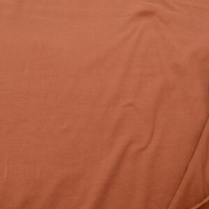 Stoff Baumwolljersey zimtbraun