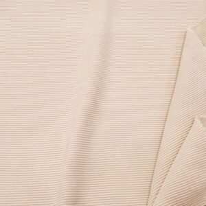 Stoff Ottoman Rip Jersey beige