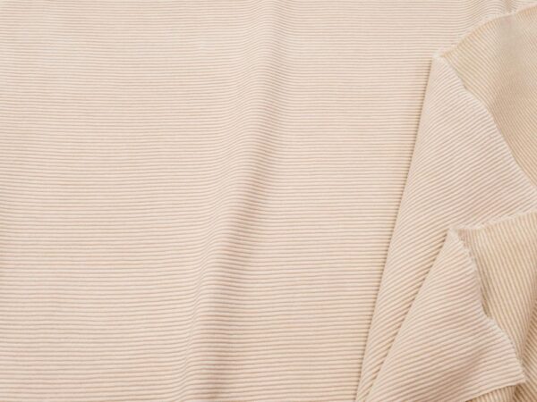 Stoff Ottoman Rip Jersey beige
