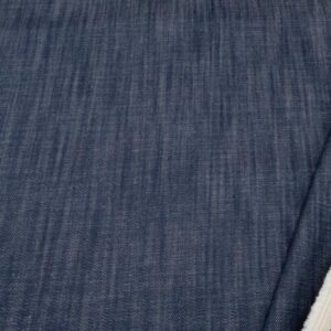 Stoff Denim meliert dunkelblau